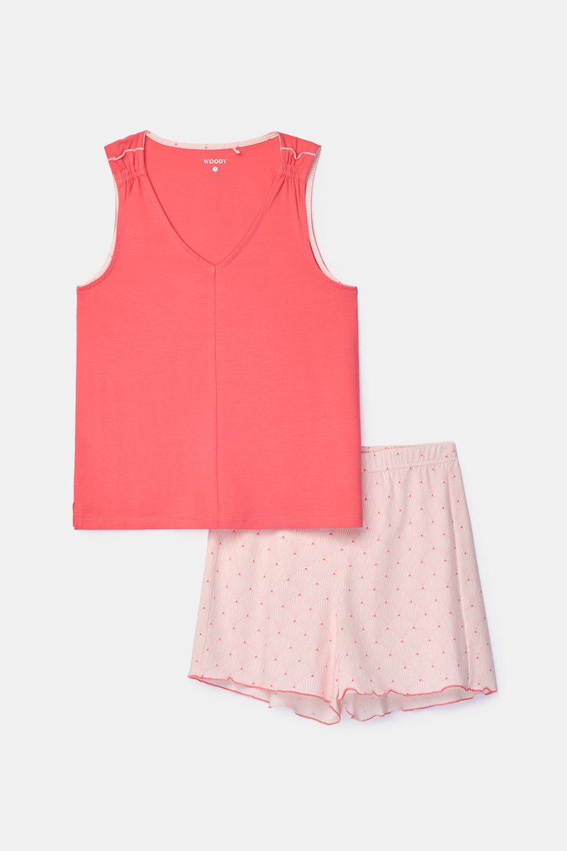 Woody pyjama-XPE/432-/s rood