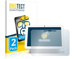 BROTECT - Screenprotector voor Google Nest Hub Max - Folie Beschermfolie transparant 2 Stuks