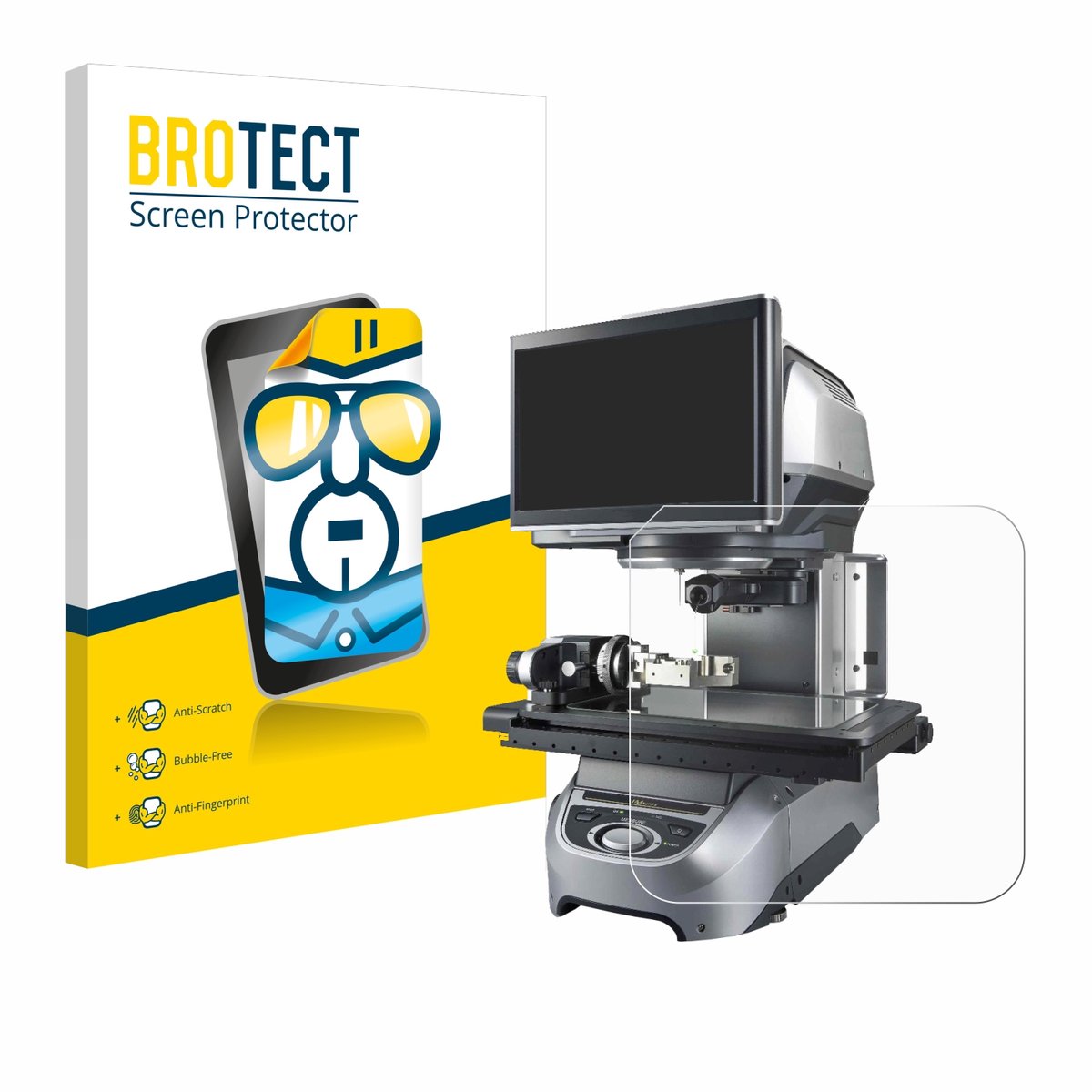 BROTECT - Screenprotector voor Keyence IM-8020 Glazen blad - Folie Beschermfolie transparant
