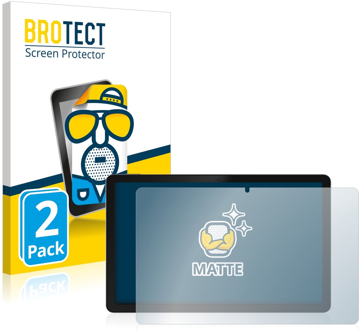 BROTECT - Screenprotector voor realme Pad - Folie Beschermfolie matte 2 Stuks