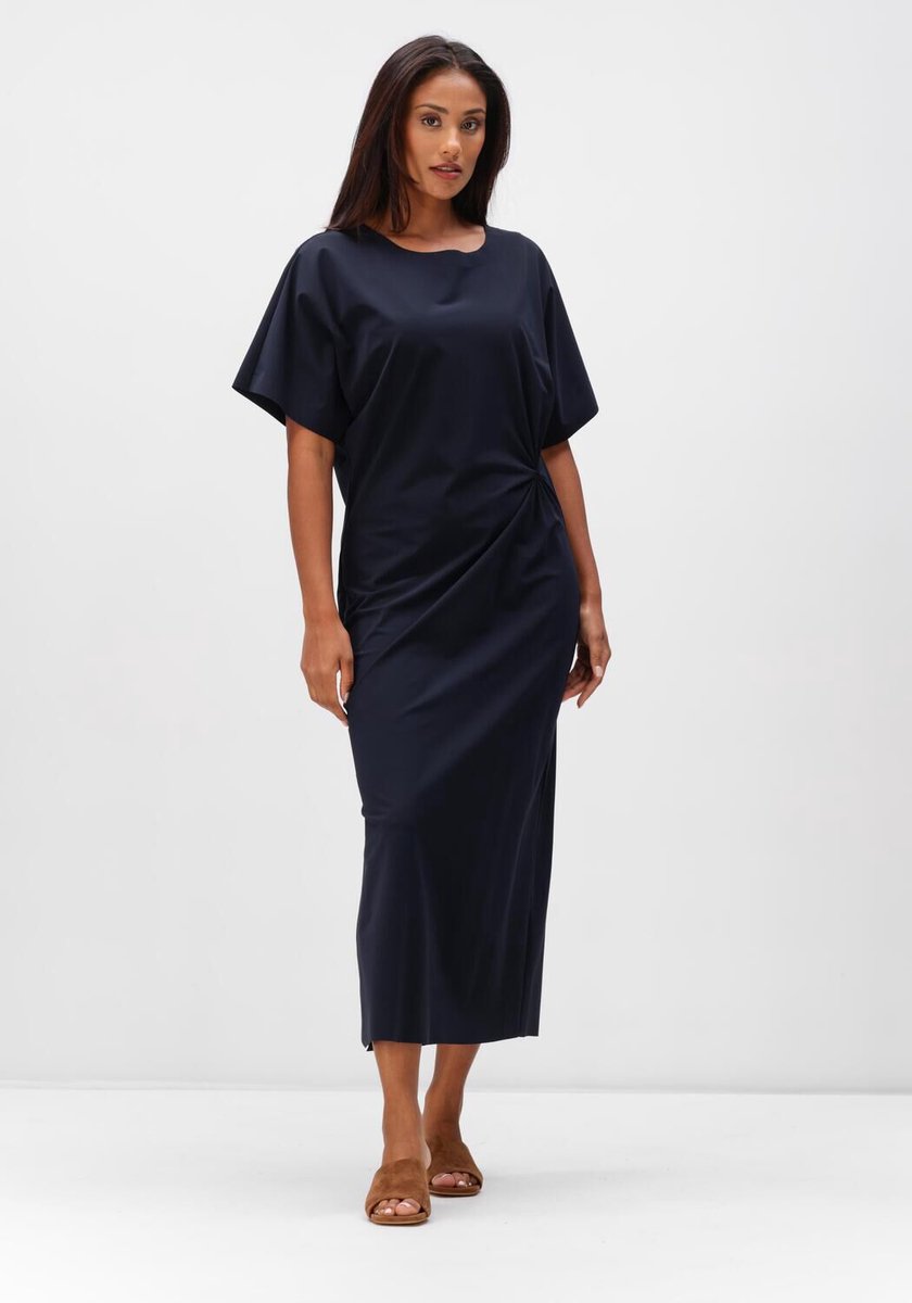 JAPAN TKY Lyori Dames - Jurk - Donkerblauw - Maat M