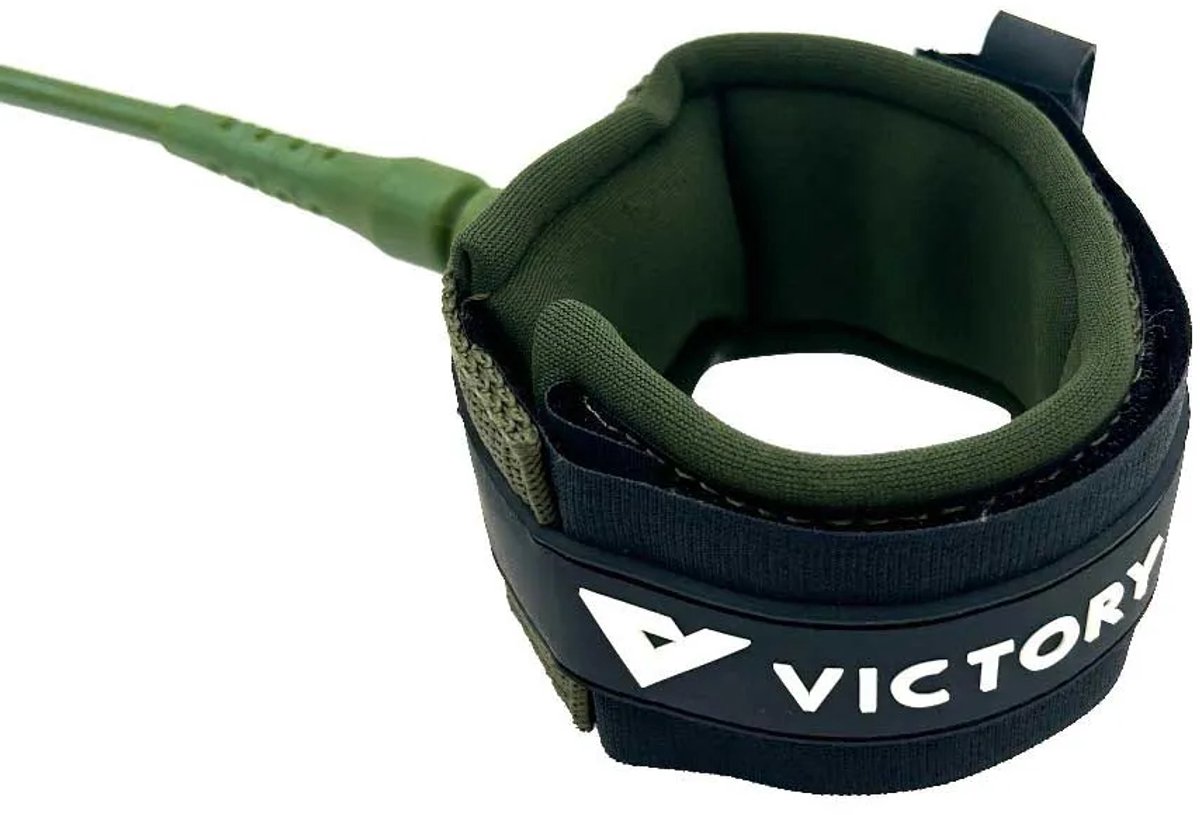 Victory 7´ Pro 7mm Stainless Steel Double Swivel Surflijn Groen