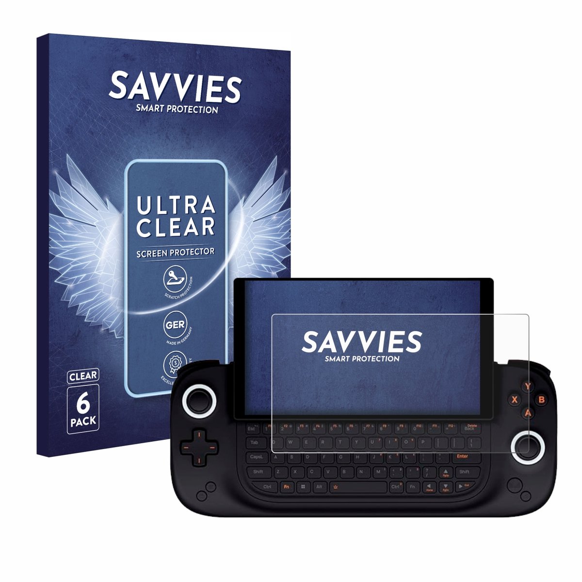 Savvies - Screenprotector voor Ayaneo Slide - Folie Beschermfolie transparant 6 Stuks