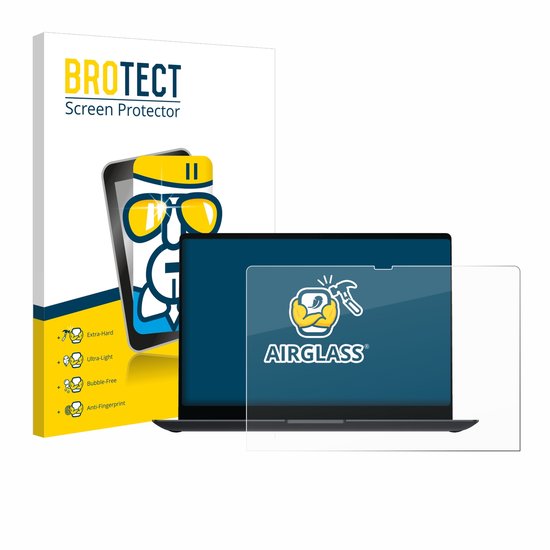 Screenprotector Samsung Galaxy Book4 Ultra 16″ Glasfolie gehard krasbestendig anti-vingerafdruk transparant