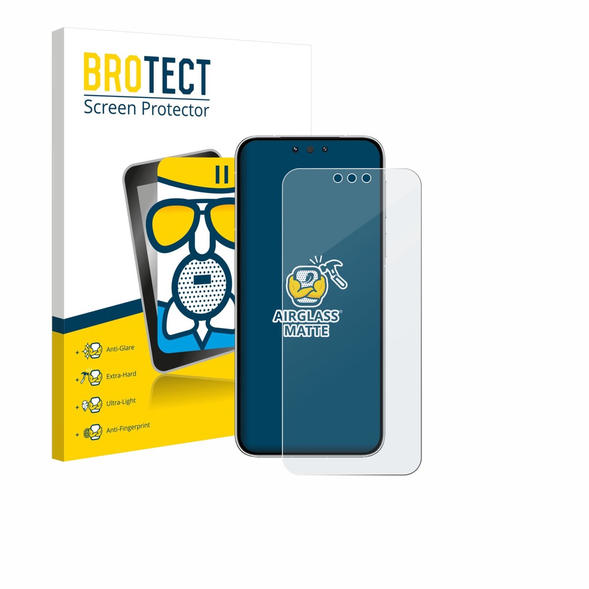 BROTECT - Screenprotector voor Huawei Mate 80 - Folie Beschermfolie Beschermglas matte