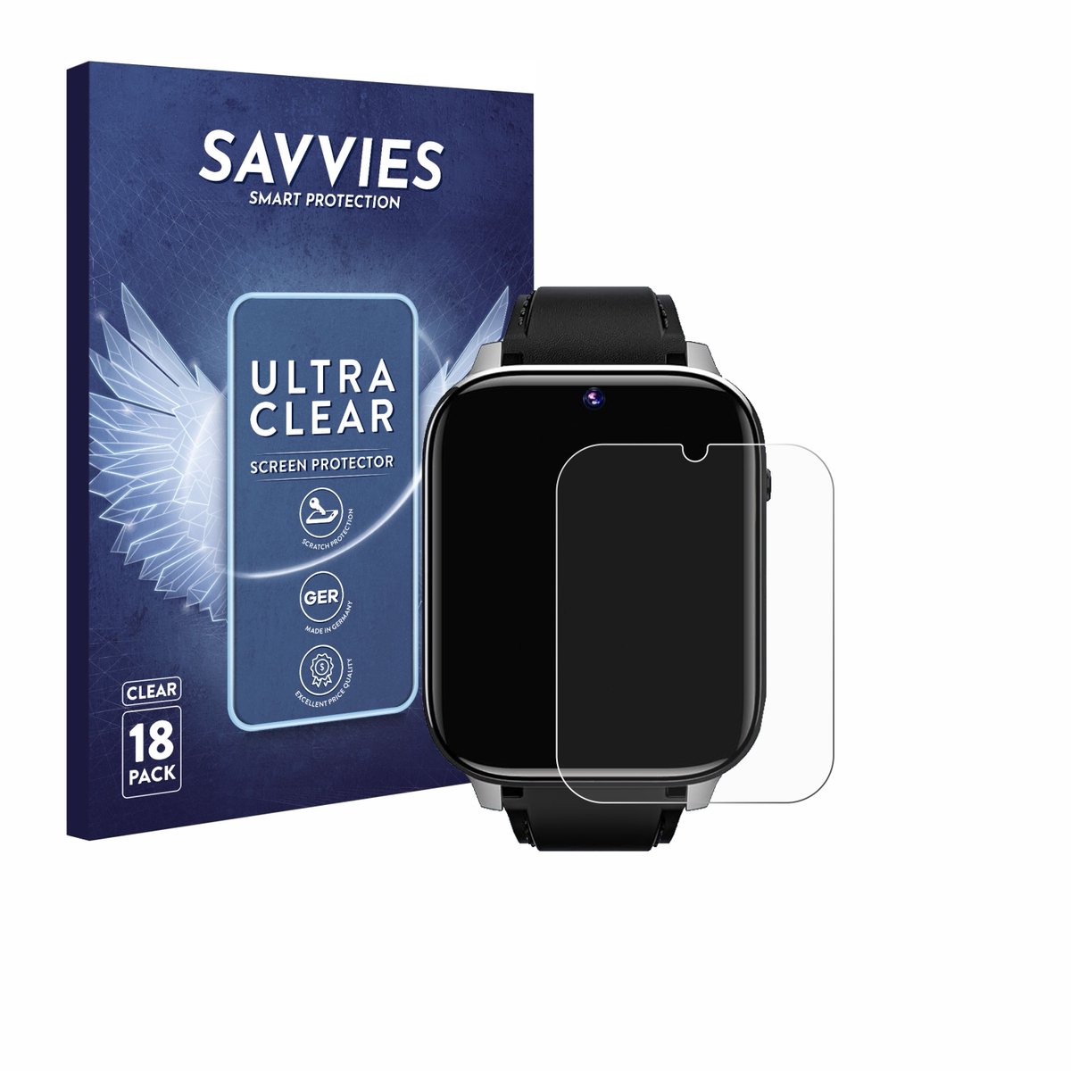 Savvies - Screenprotector voor Rogbid Z10 - Folie Beschermfolie transparant 18 Stuks