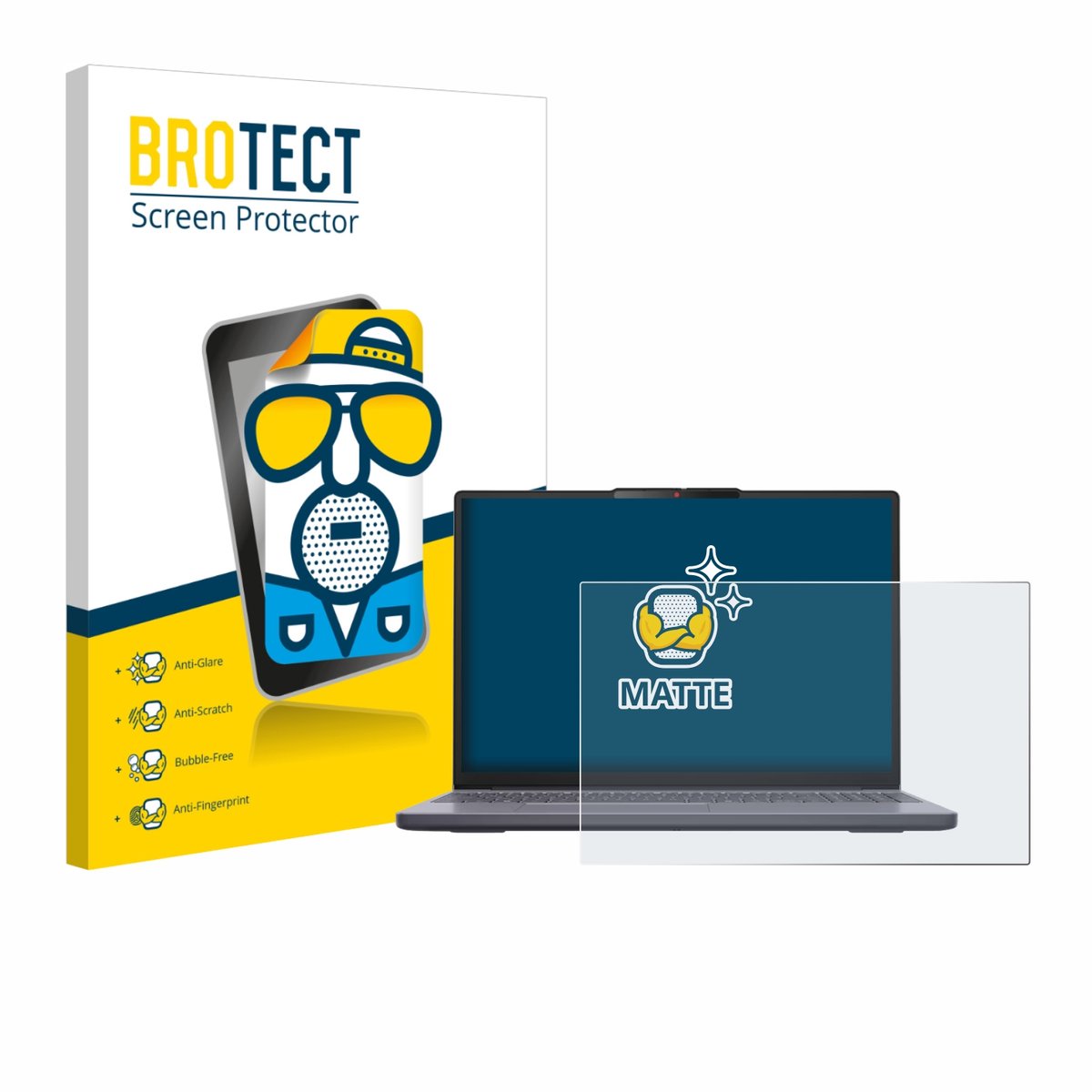 BROTECT - Screenprotector voor Lenovo IdeaPad Slim 3 Gen 10 15" - Folie Beschermfolie matte