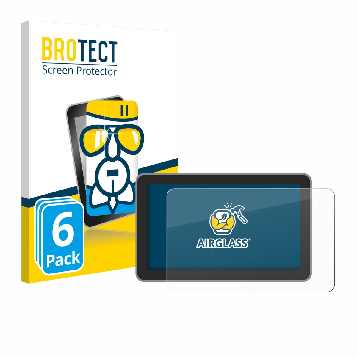 Screenprotector 6 Stuks voor Bambu Lab H2D Beschermglas transparant