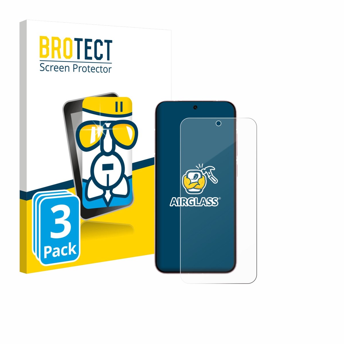 Screenprotector 3 Stuks voor Vivo X200 FE Beschermglas transparant