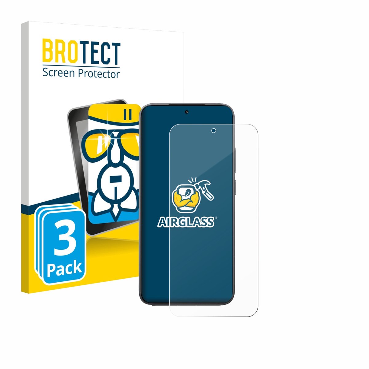 Screenprotector 3 Stuks voor Xiaomi Redmi K80 Ultra Beschermglas transparant