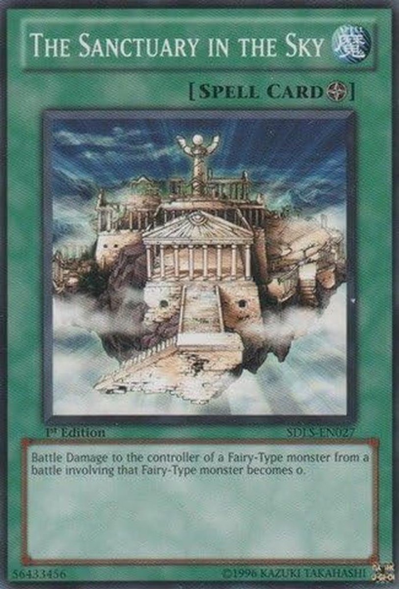 Yu-Gi-Oh! Trading Card Game Kaart - The Sanctuary in the Sky - Common 1e Editie