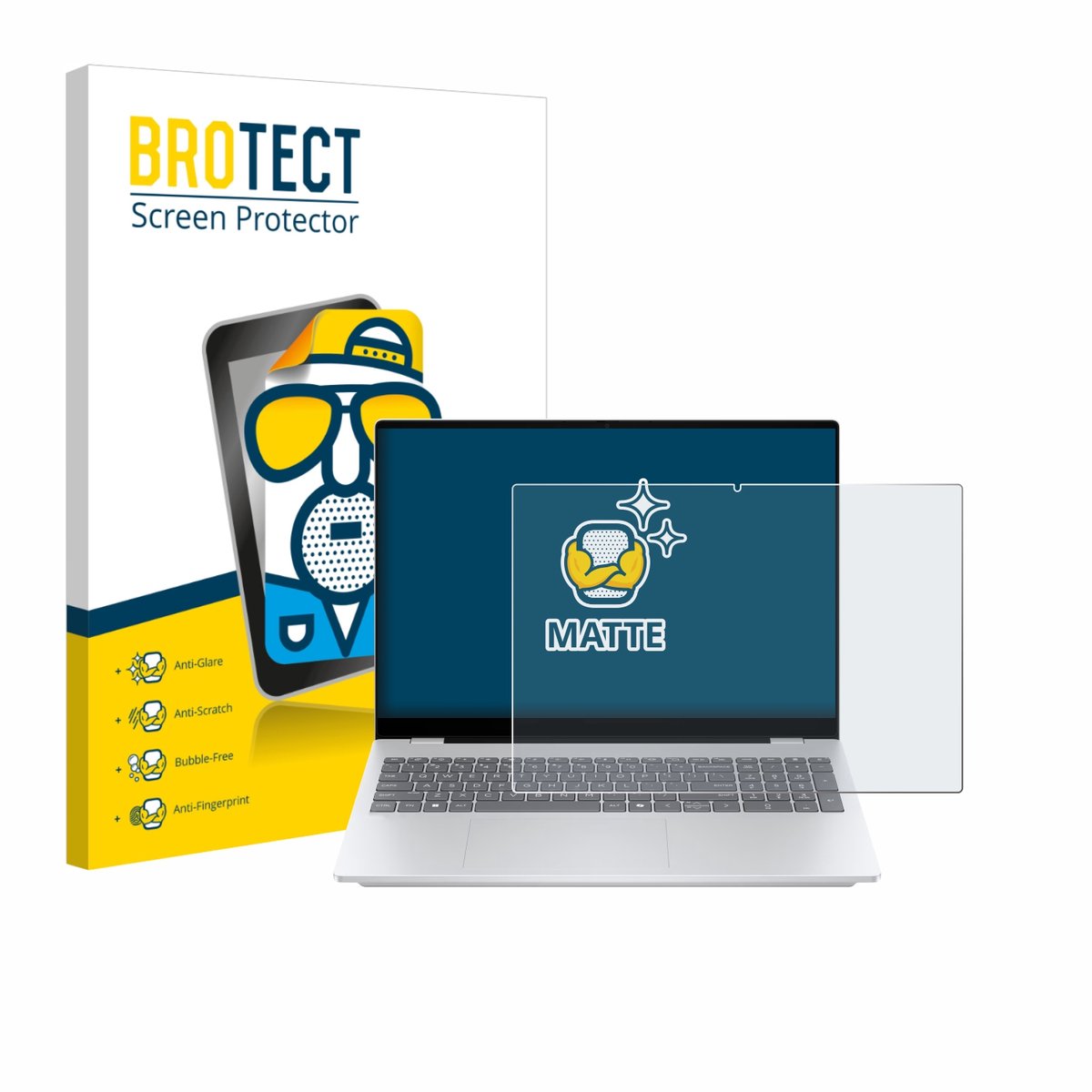 BROTECT - Screenprotector voor HP OmniBook 7 AI 16-ay0775ng - Folie Beschermfolie matte