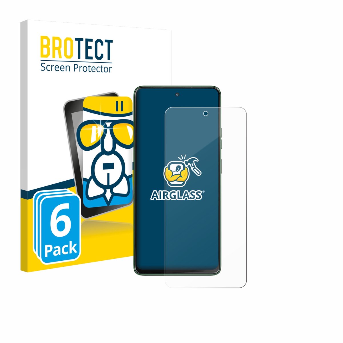 Screenprotector 6 Stuks voor Motorola Moto G Power (2026) Beschermglas transparant