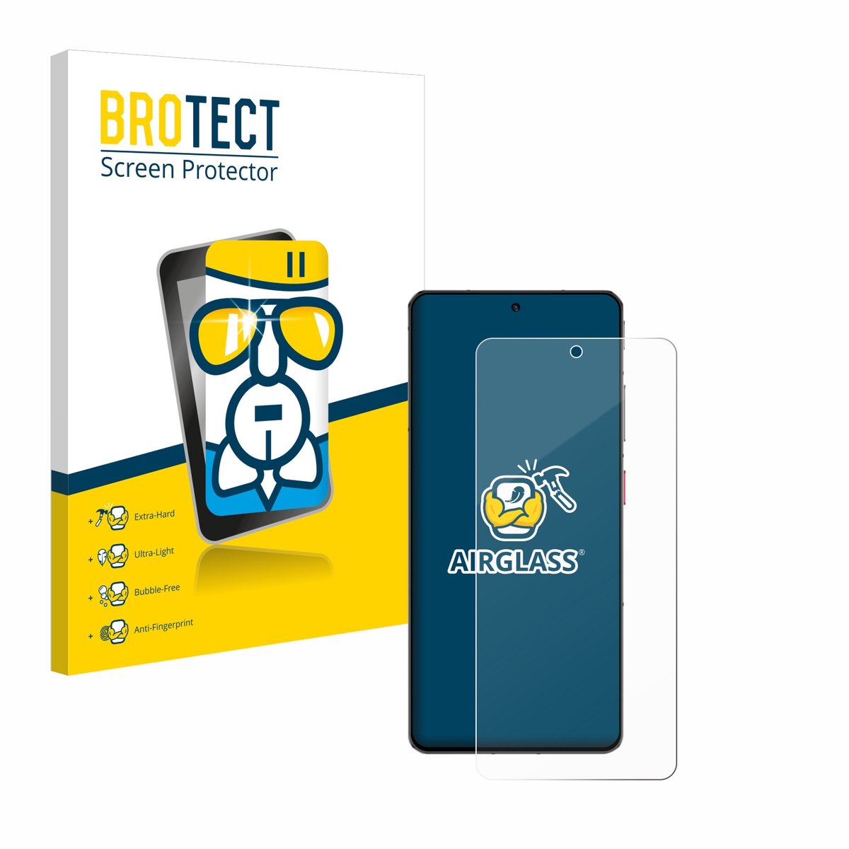 Screenprotector voor ZTE Nubia Z60S Pro Beschermglas transparant