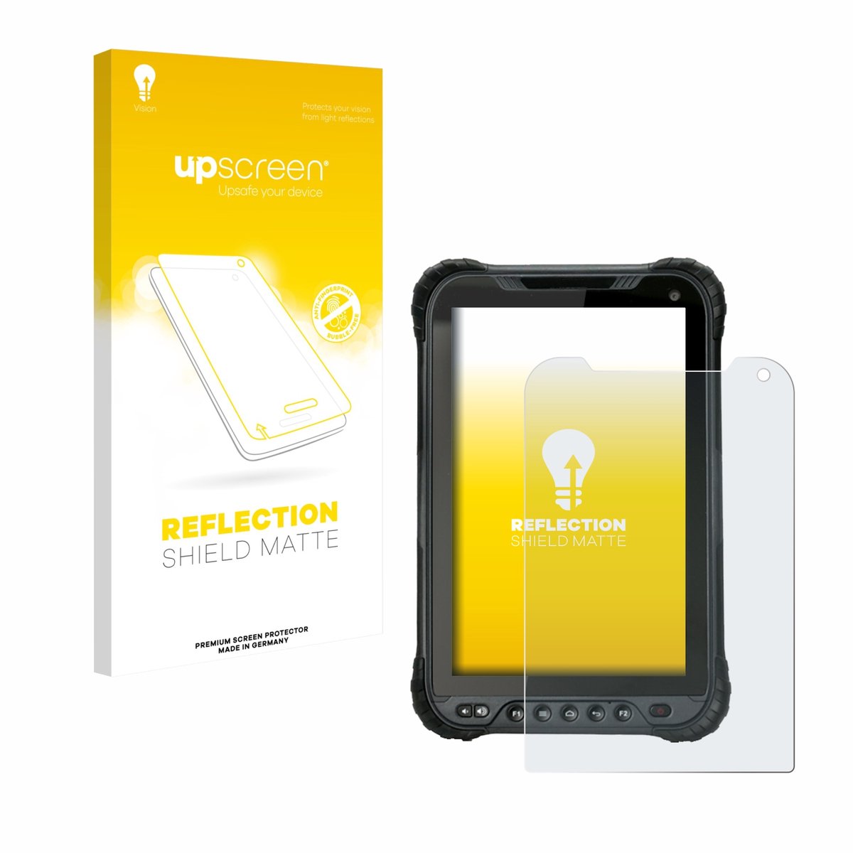 upscreen - Screenprotector voor Unitech TB85 Plus - Folie Beschermfolie anti glare matte