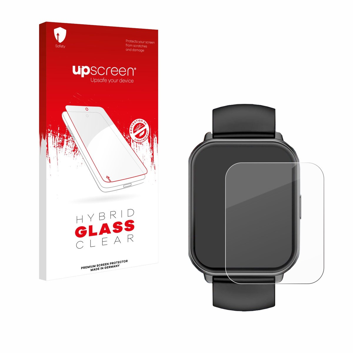upscreen - Screenprotector voor Huakua 1,65" - Folie Beschermfolie Beschermglas transparant