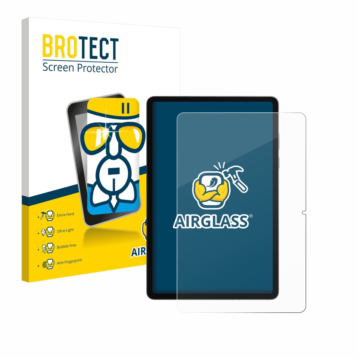 Screenprotector voor Samsung Galaxy Tab S11 (Portret-Modus) Beschermglas transparant