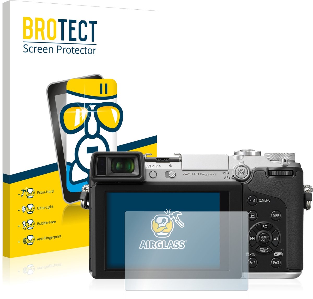 Screenprotector voor Panasonic Lumix DMC-GX7 Beschermglas transparant