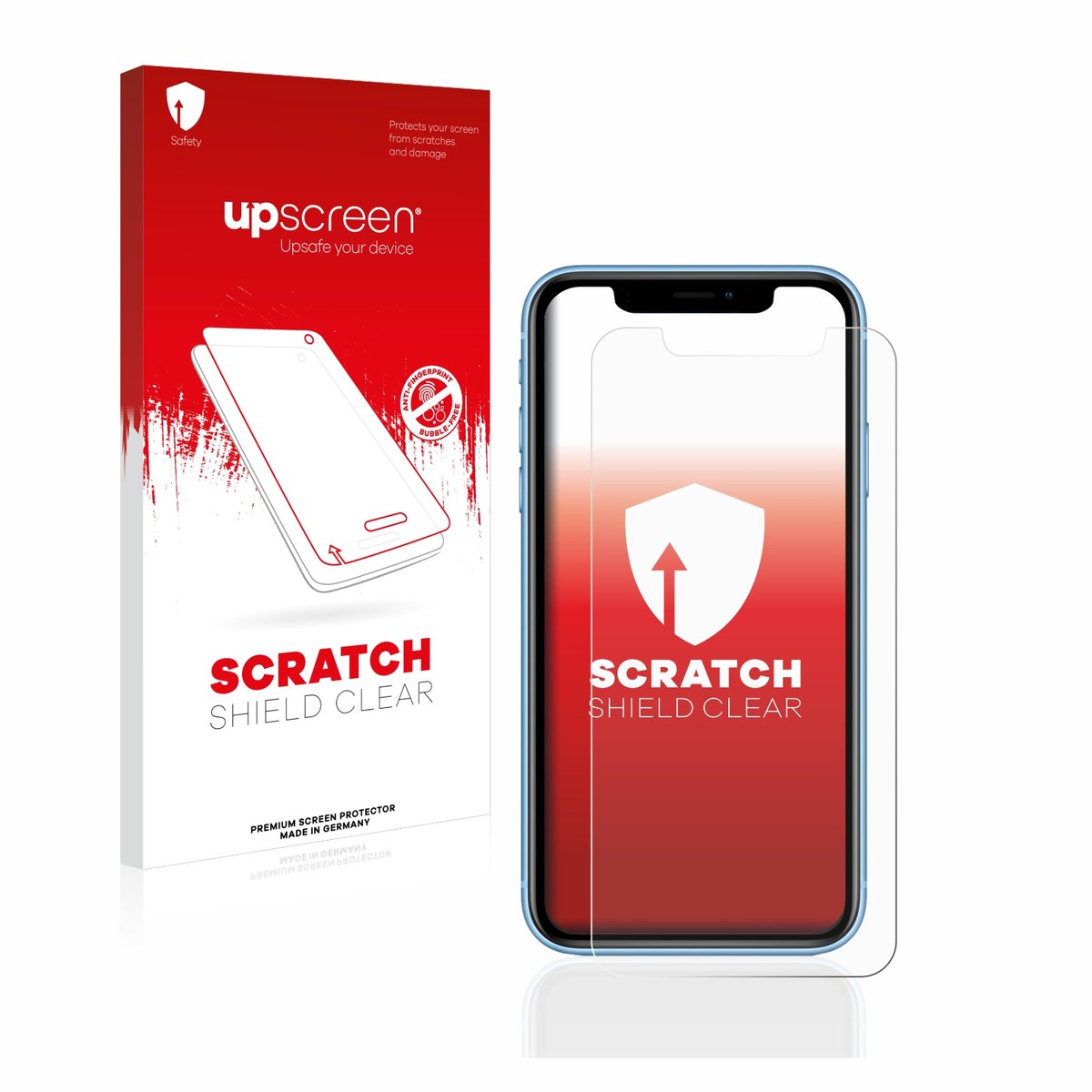 upscreen - Screenprotector voor Apple iPhone XR / 11 - Folie Beschermfolie transparant