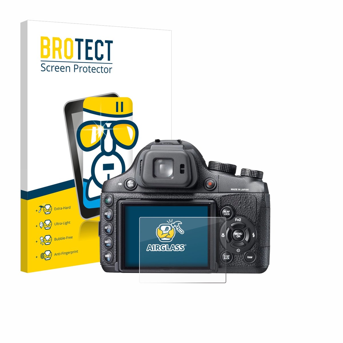 Screenprotector voor Fujifilm FinePix X-S1 Beschermglas transparant