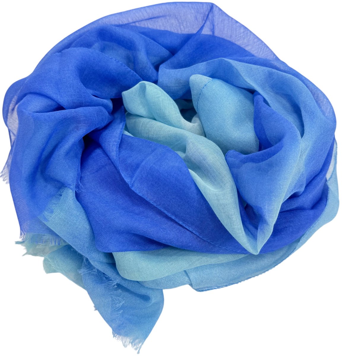 Charmante dames sjaal - 100% katoen - Made in Italy - Mooie pastel kleuren - Zacht en comfortabel