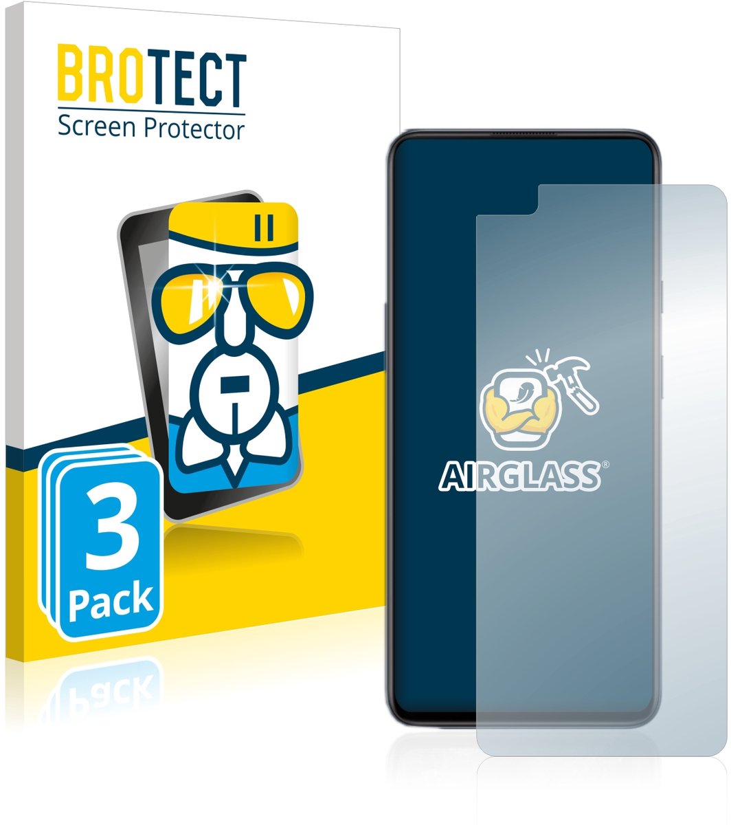 Screenprotector 3 Stuks voor OnePlus Nord Beschermglas transparant