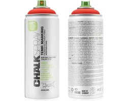 Montana CHALK - Krijtverf ROOD spuitbus 400ml