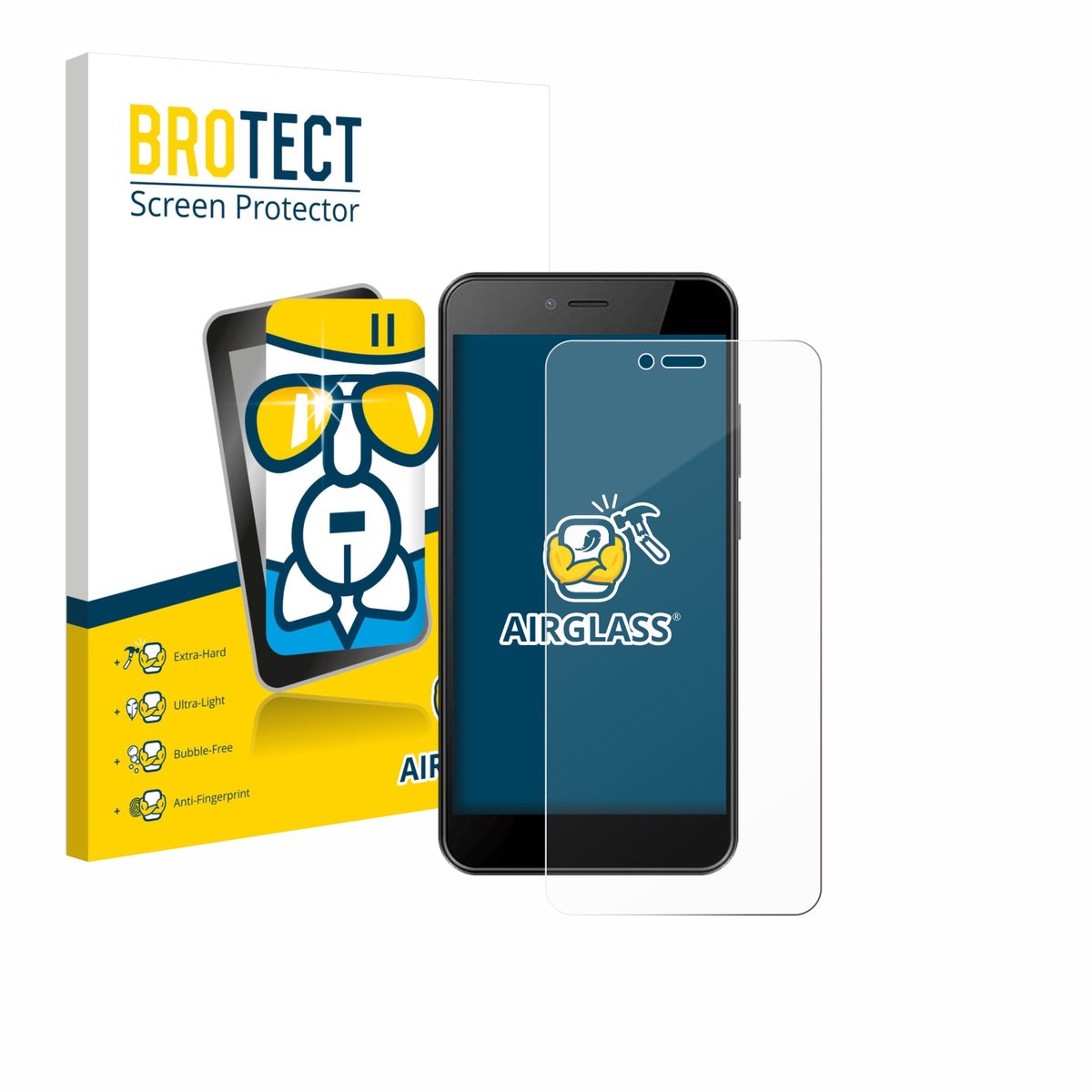Screenprotector voor HTC Wildfire E5 Life Beschermglas transparant