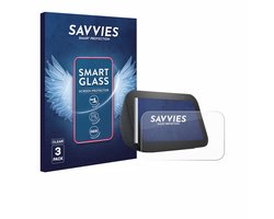 3 Stuks Savvies Screenprotector - geschikt voor Amazon Echo Show 5 (3. Gen.) - beschermfolie glas transparant