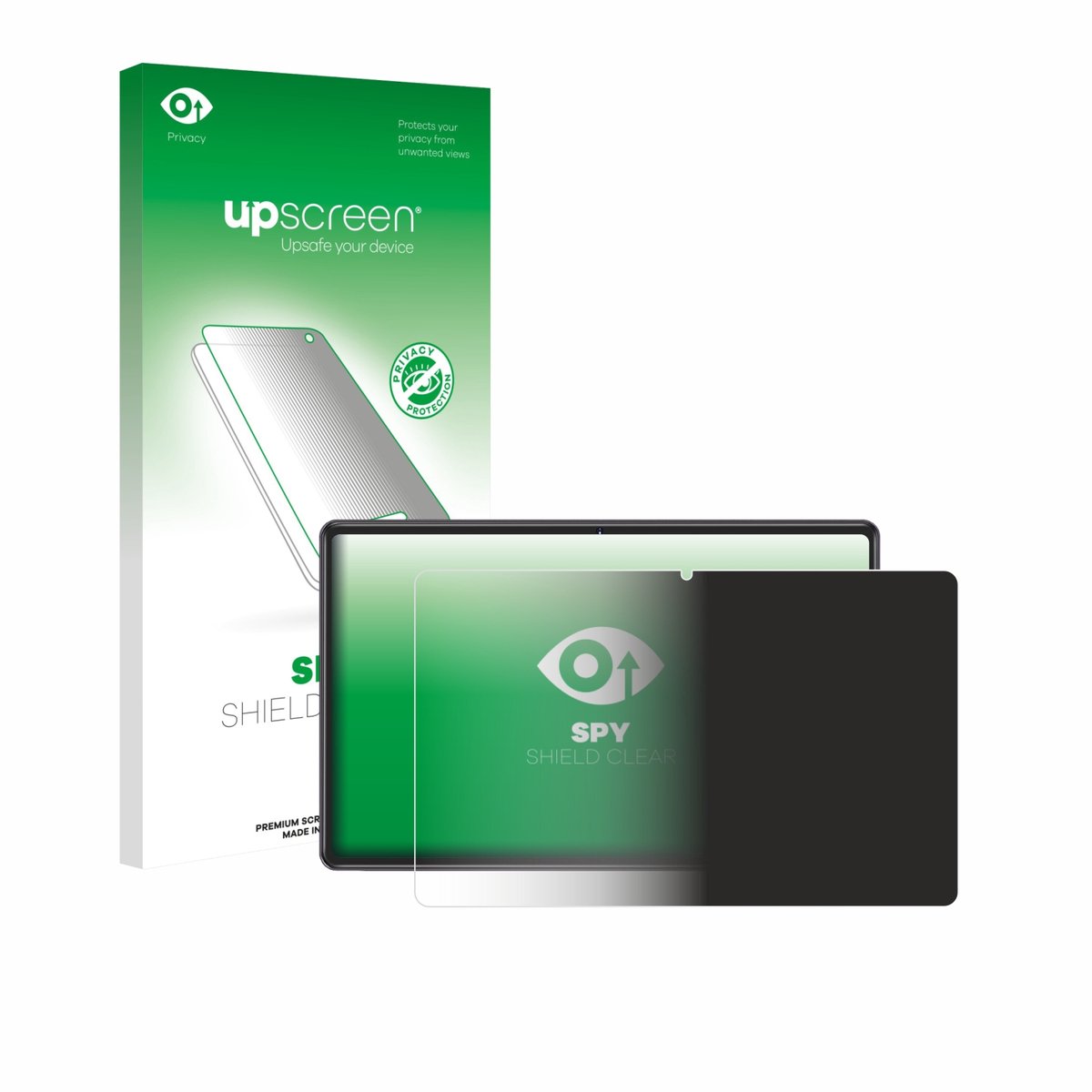 upscreen - privacy screenprotector voor ZIOVO Z118 10.1" - Folie Beschermfolie Blauwlichtfilter