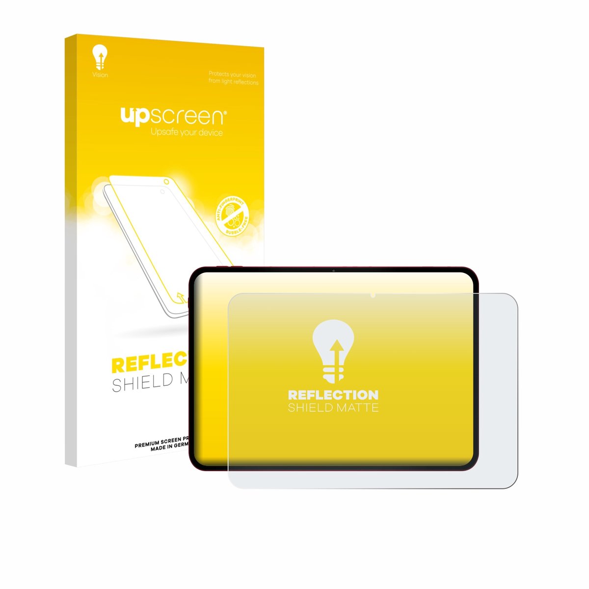 upscreen - Screenprotector voor Teclast T65 Plus - Folie Beschermfolie anti glare matte