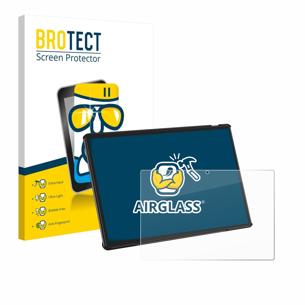 Screenprotector voor Pixpeak K110W 10.1" Beschermglas transparant