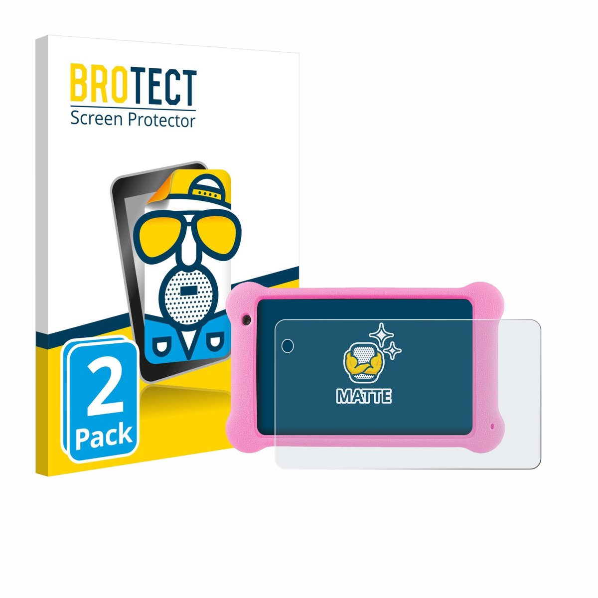 BROTECT - Screenprotector voor Wainyok K7 7" - Folie Beschermfolie matte 2 Stuks