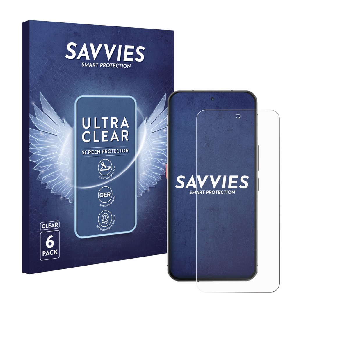 Savvies - Screenprotector voor Oukitel WP210 5G - Folie Beschermfolie transparant 6 Stuks