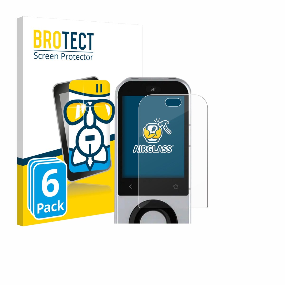 Screenprotector 6 Stuks voor Sofabaton X2 Beschermglas transparant