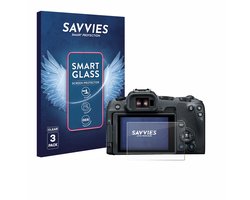 3 Stuks Savvies Screenprotector - geschikt voor Canon EOS R8 - beschermfolie glas transparant