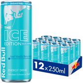 Red Bull - The Ice Edition Sugarfree - Smaak met bosbes en vanille - 12 x 250 ml - Tray