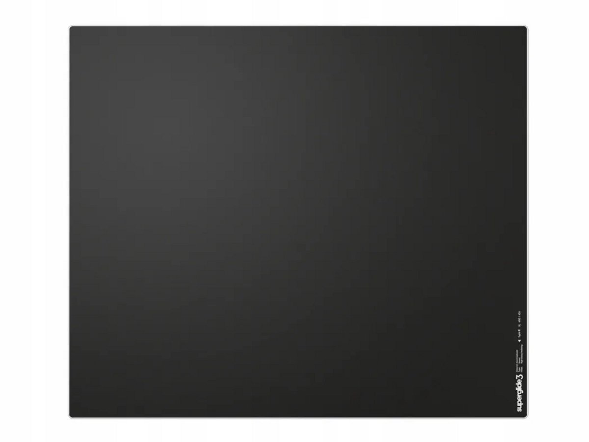 Pulsar Superglide3 Glass Mousepad XL Type S - Gaming Muismat - 490 x 420 mm - Zwart