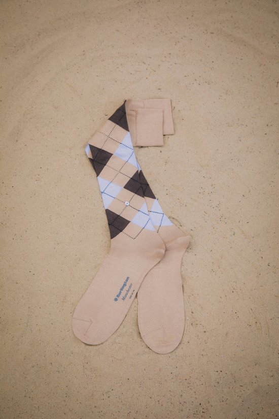 Burlington - Chaussette Manchester Longue Zwart 3000 - Taille 40-46 -