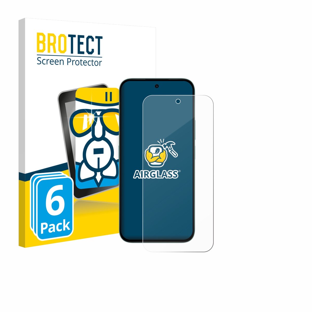 Screenprotector 6 Stuks voor Honor X6c Beschermglas transparant