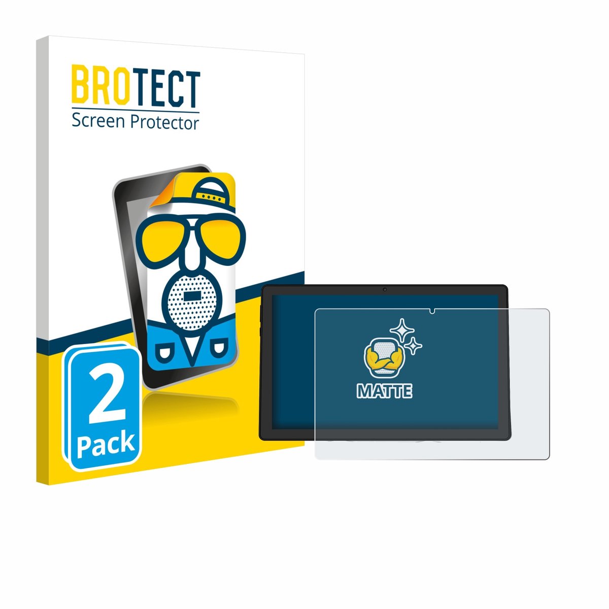 BROTECT - Screenprotector voor Whitedeer A10PRO - Folie Beschermfolie matte 2 Stuks