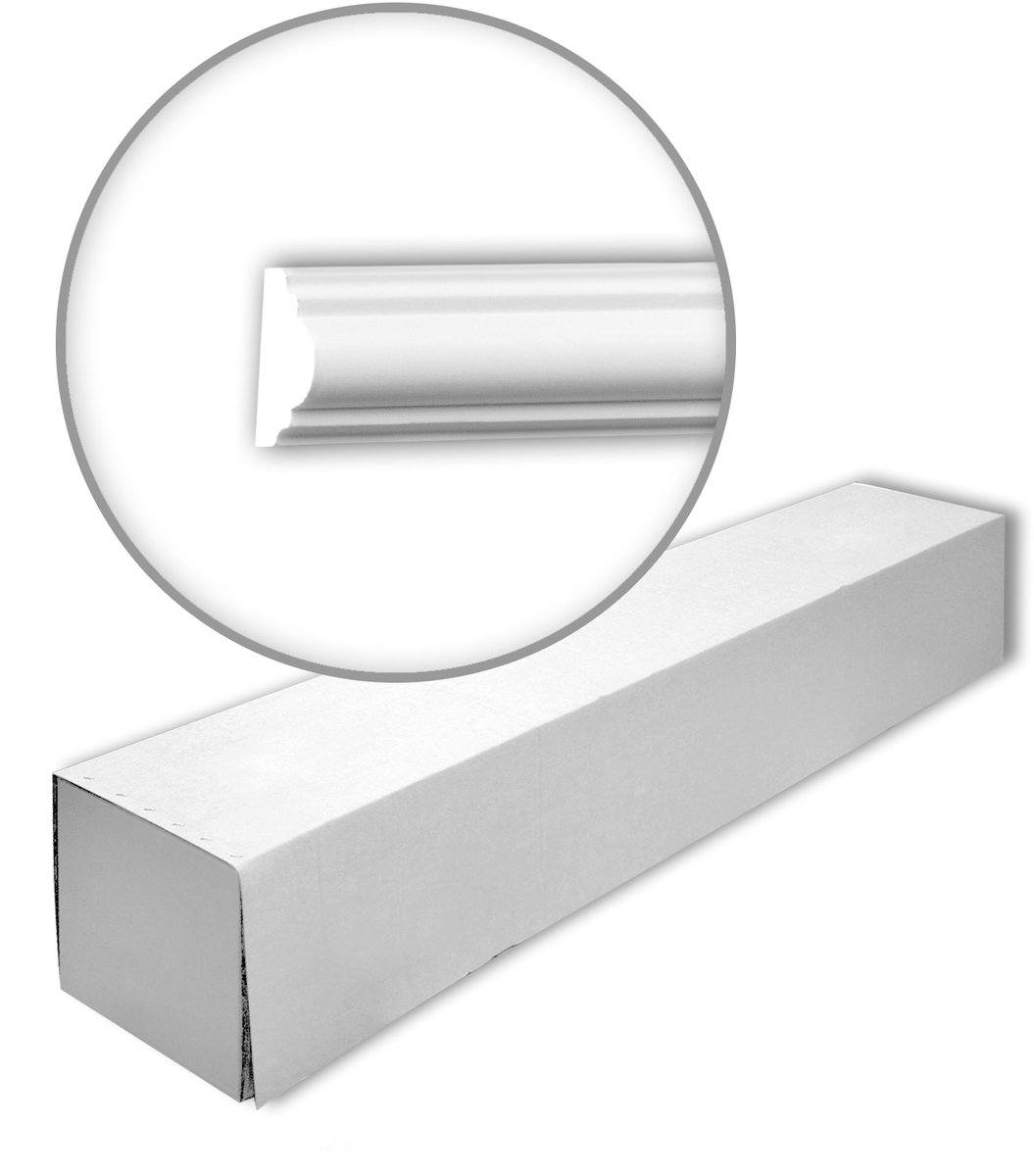 Profhome 151322 1 doos 28 stukken Wandlijst 56 m