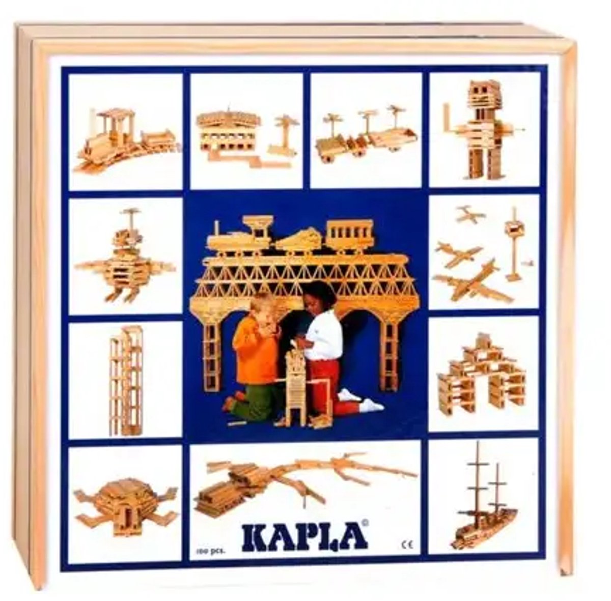 KAPLA - KAPLA Kleur - Constructiespeelgoed - 100 Plankjes — afbeelding 10