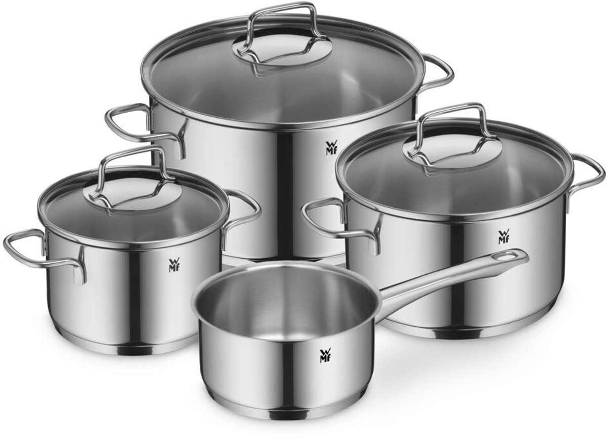 WMF Astoria - Pannenset - 4-delig - RVS - Inductie - Ergonomisch