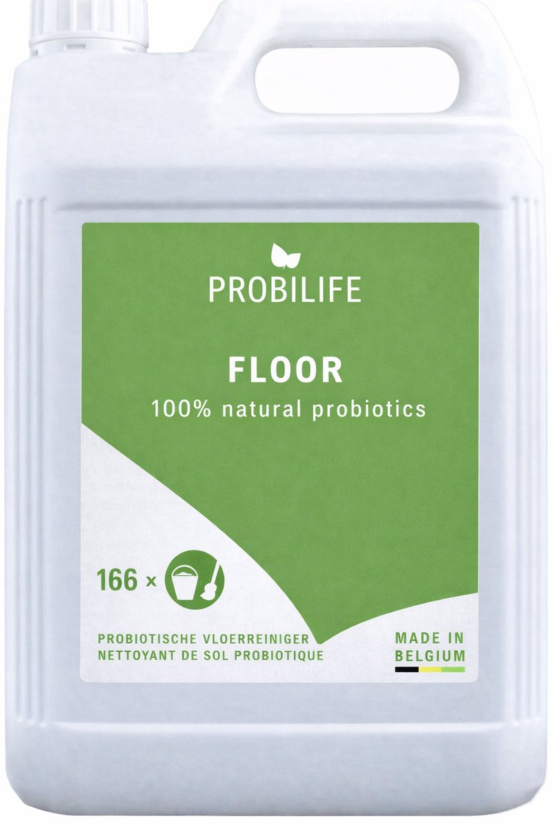Probilife - FLOOR - Vloerreiniger - Sterk geconcentreerd - Probiotica, verrijkt met prebiotica - 5l - goed voor 166 emmers van 10l water