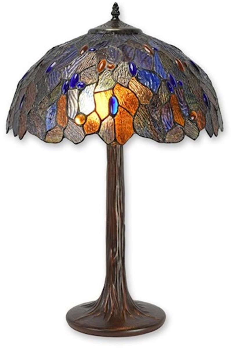 Tiffany stijl tafellamp 60 cm hoog