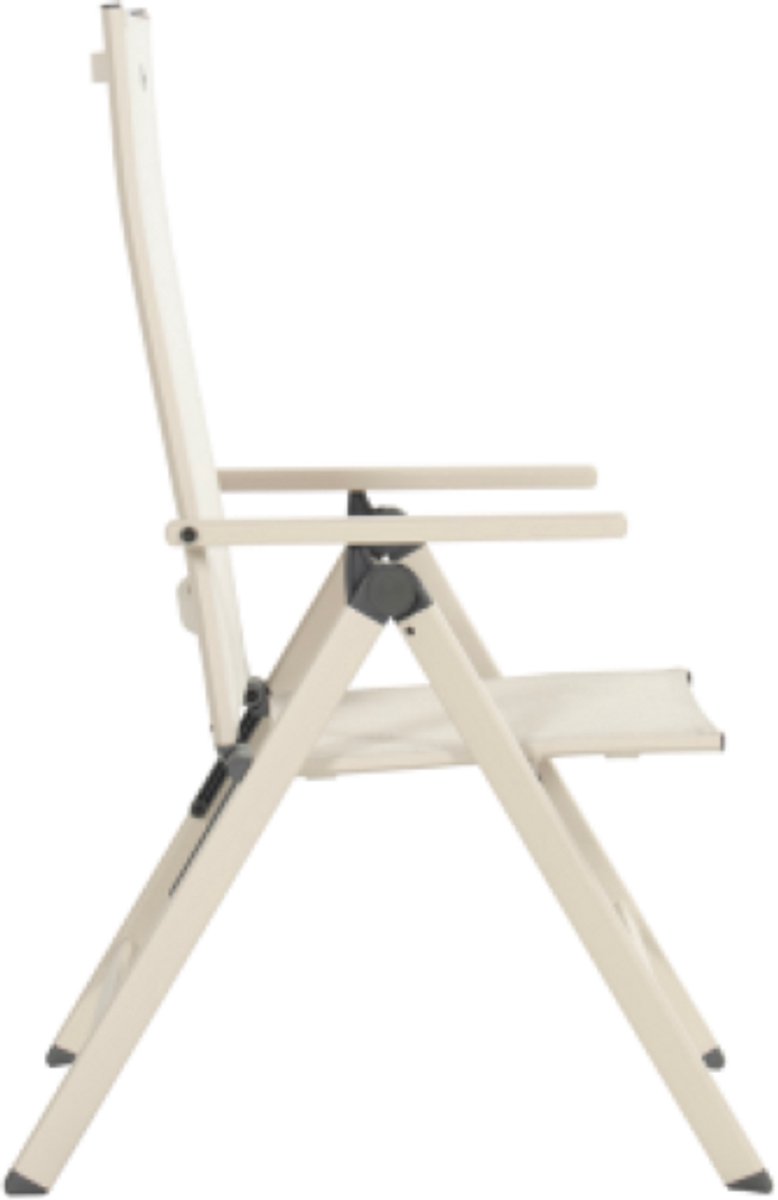 Hartman Chaise de jardin - réglable - Aruba - sable/beige - alu/textilène