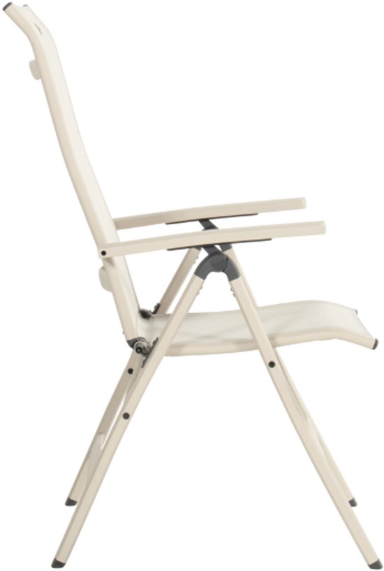 Hartman tuinstoel - verstelbaar - Alice - zand/beige - alu/textyleen van Merkloos — afbeelding 3