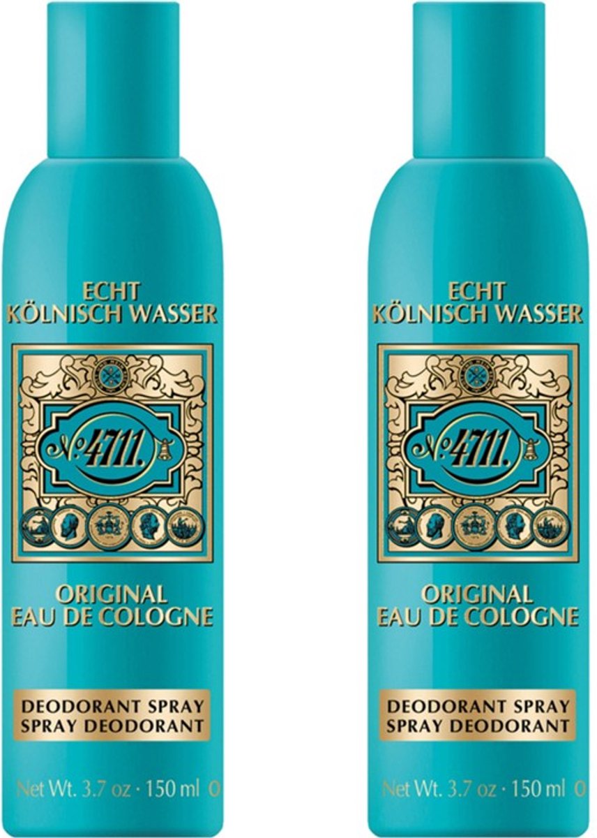 4711 Deo Spray - 2 x 150 ML Voordeelverpakking - Cologne Spray
