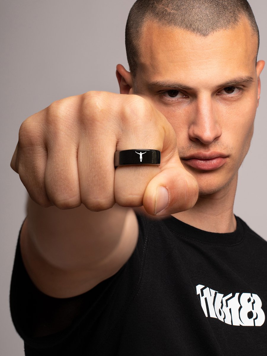 1'618 hightech keramiek betaal ring met geïntegreerde NFC-chip voor contactloos betalen